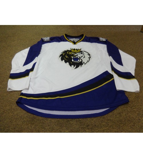 Custom AHL Manchester Monarchs Authentic Hockey Jersey Purple